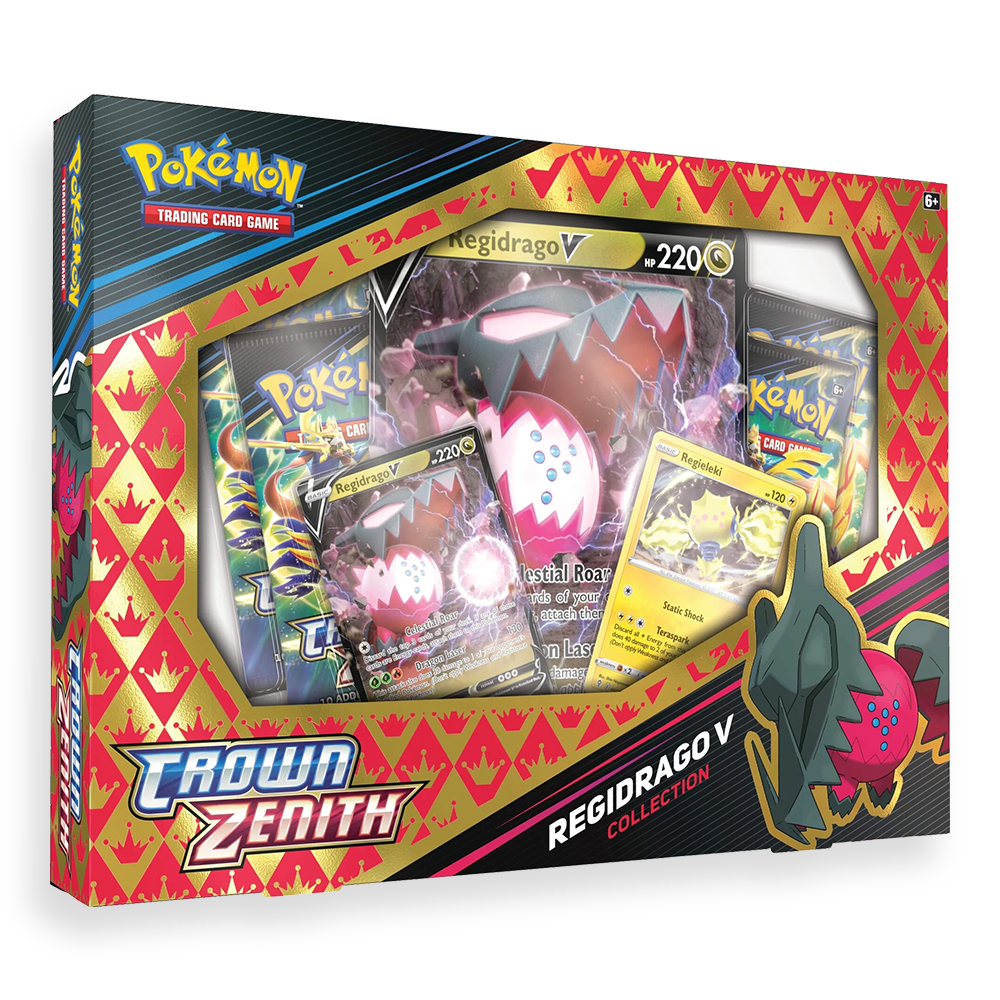 Pokémon TCG: Crown Zenith Collection Regidrago V Collection Box