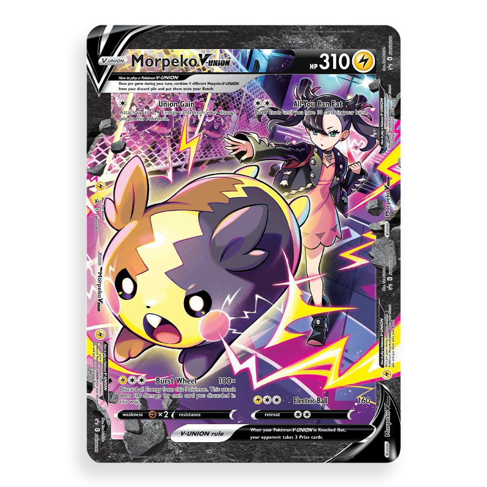 Pokémon TCG: Crown Zenith Premium Playmat Collection — Morpeko V-UNION Oversize Promo