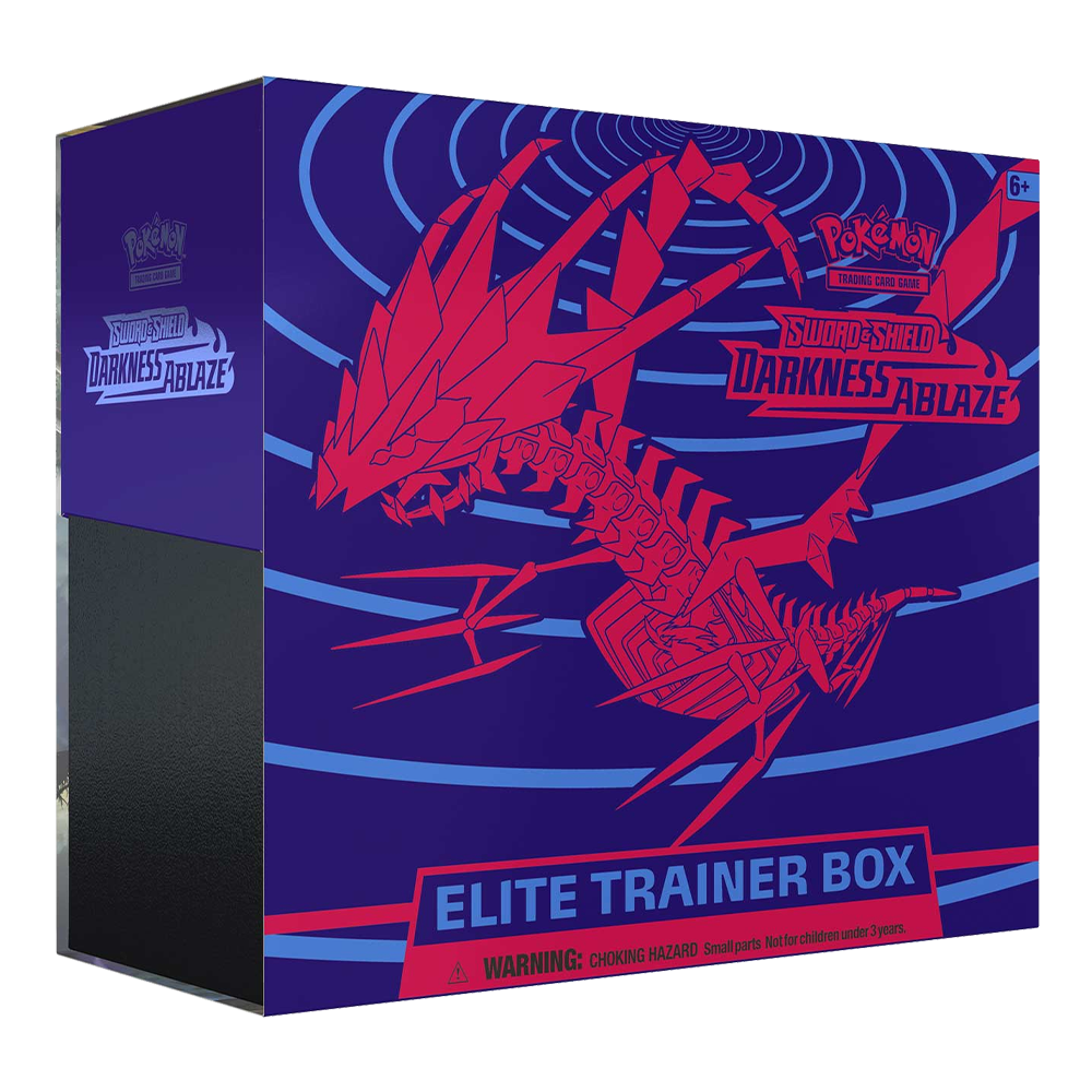 Pokémon TCG: Sword & Shield - Darkness Ablaze Elite Trainer Box ...