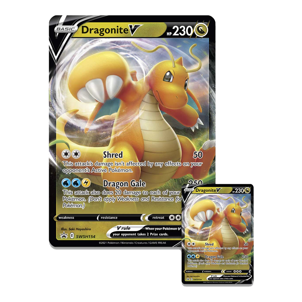 Pokémon TCG: Dragonite V Collection Box – Eclipse Cards