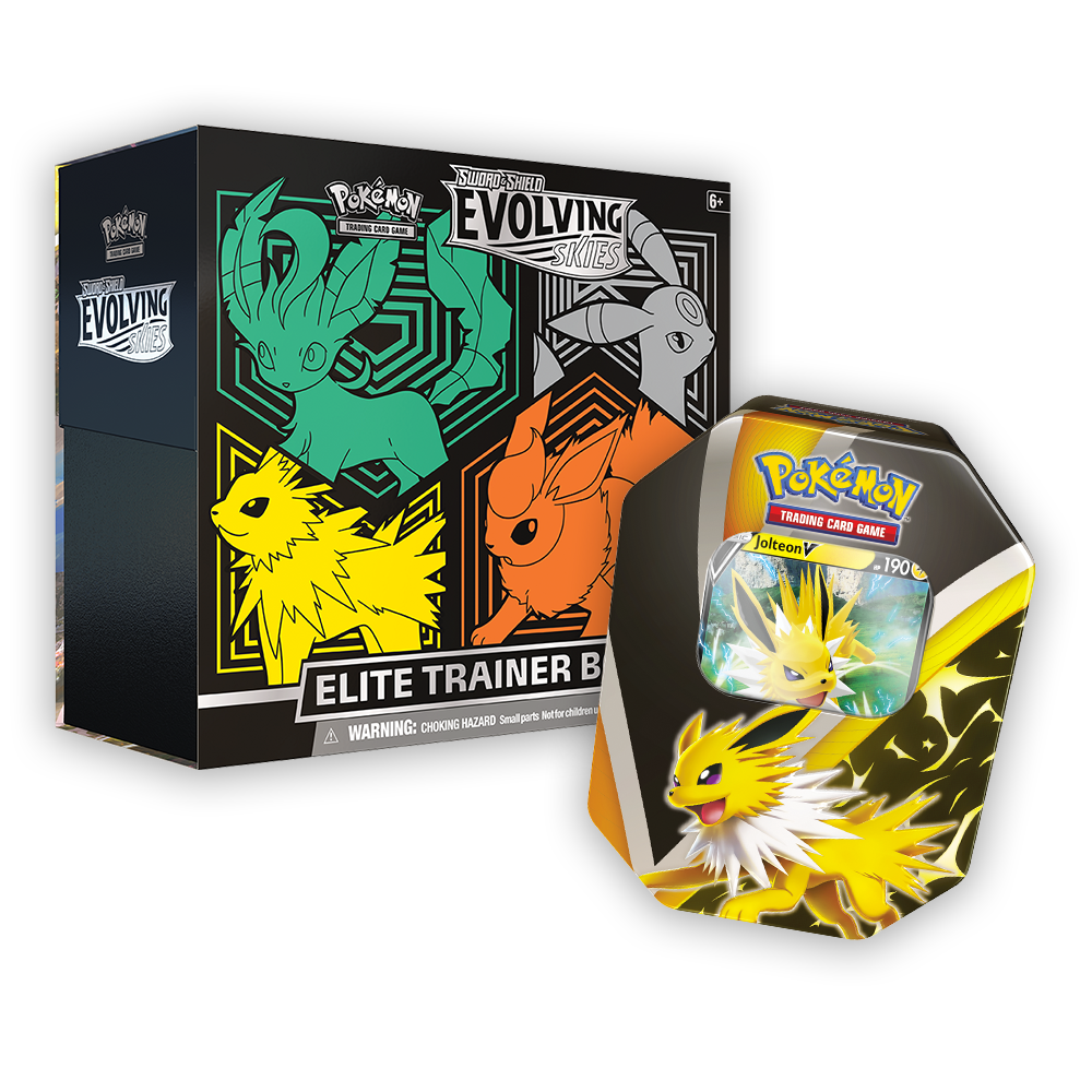 Pokmon TCG: Sword & Shield Evolving Skies Elite Trainer Box & Eevee Eclipse Cards Pokmon TCG: Sword & Shield Evolving Skies Elite Trainer Box & Eevee Eclipse Cards
