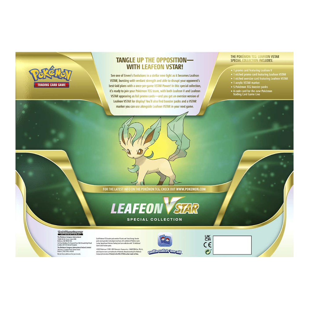 Pokmon TCG: Leafeon VSTAR Special Collection Eclipse Cards Pokmon TCG: Leafeon VSTAR Special Collection Eclipse Cards