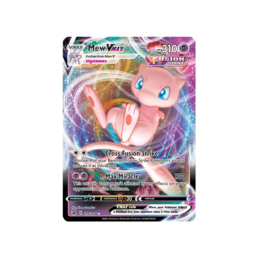Pokémon TCG: Mew VMAX League Battle Deck – Eclipse Cards