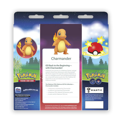 Pokémon TCG: Pokémon GO Pin Collection – Charmander Back