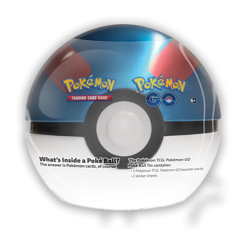 Pokémon TCG: Pokémon GO Poké Ball Tin Assortment Great Ball