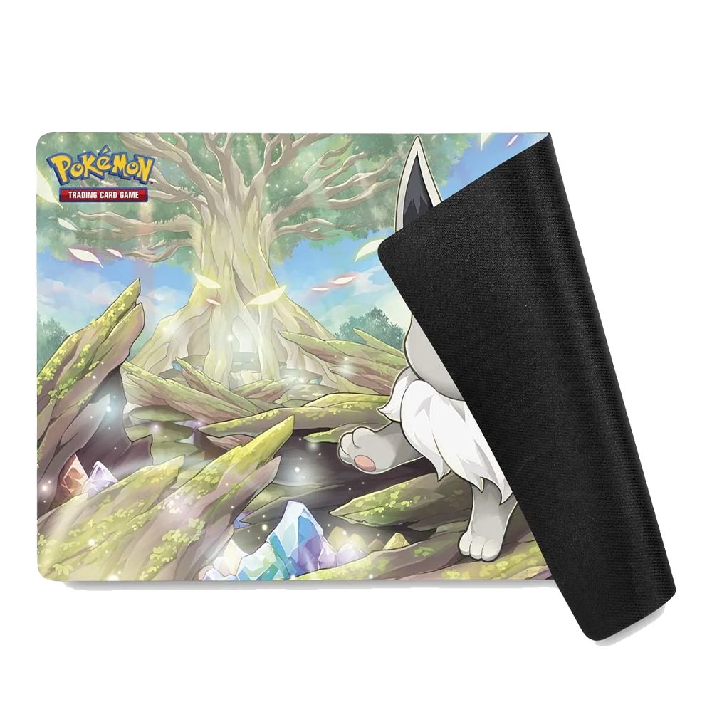 Pokémon TCG: Pokémon GO Premium Collection—Radiant Eevee Playmat folded