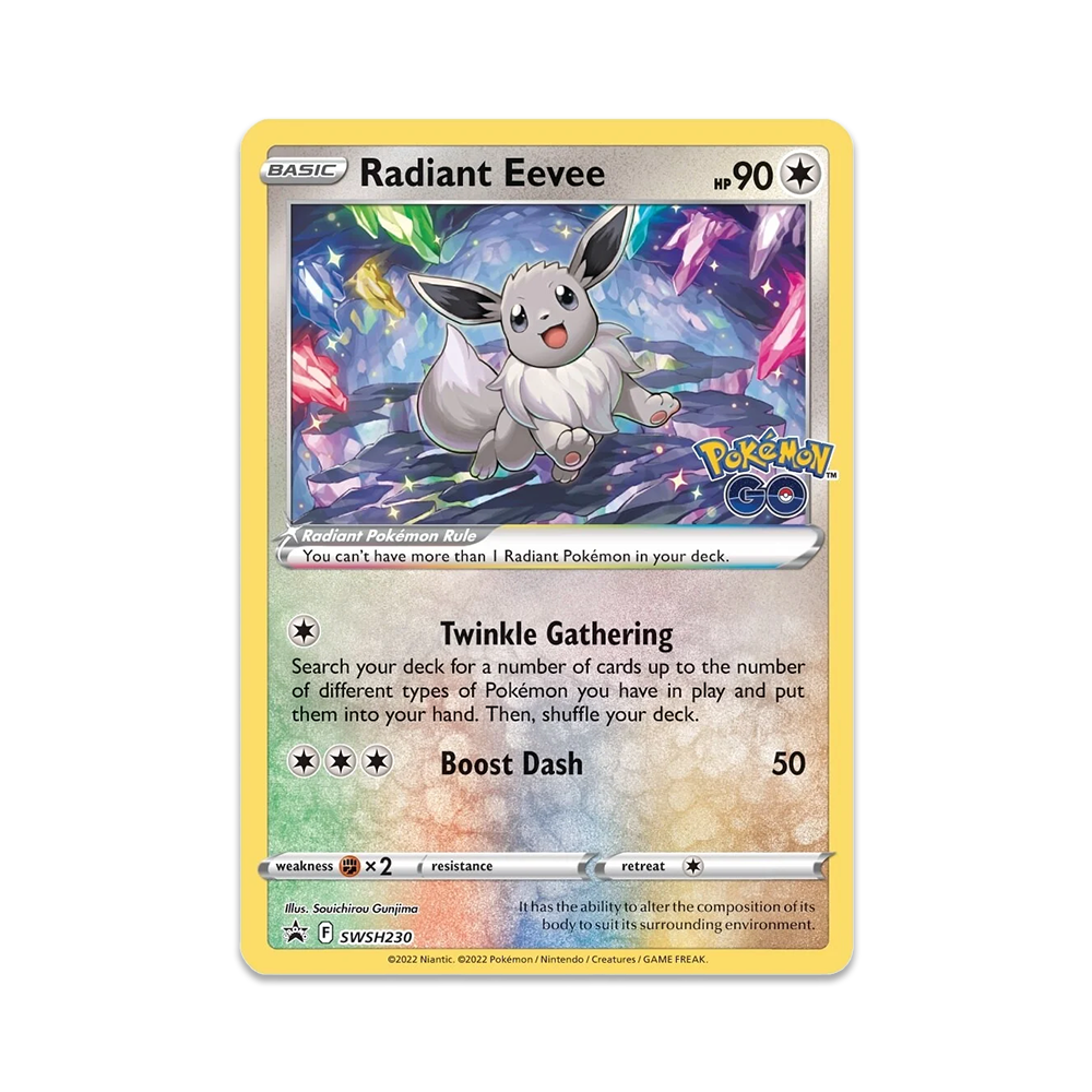 Pokmon TCG: Pokmon GO Premium CollectionRadiant Eevee! Eclipse Cards Pokmon TCG: Pokmon GO Premium CollectionRadiant Eevee! Eclipse Cards