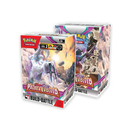 Pokémon TCG: Scarlet & Violet – Paldea Evolved Build & Battle Stadium - Build and Battle Boxes