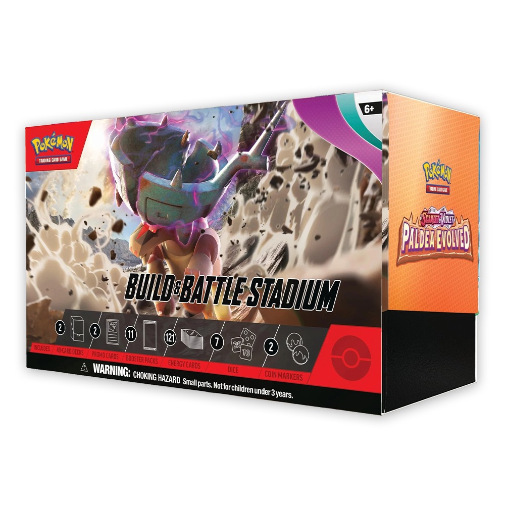 Pokémon TCG: Scarlet & Violet – Paldea Evolved Build & Battle Stadium Side