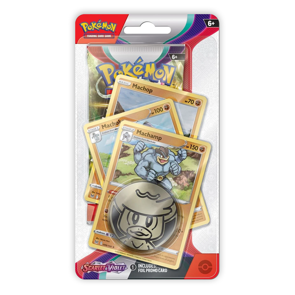 Pokémon TCG: Scarlet & Violet Premium Checklane Blister Display - Machamp