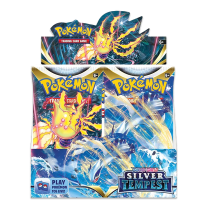 Pokémon TCG: Sword & Shield – Silver Tempest Booster Box Front