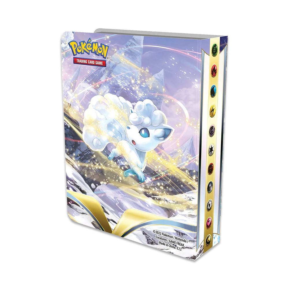 Pokémon TCG: Sword & Shield – Silver Tempest Mini Portfolio and Booster Pack Back