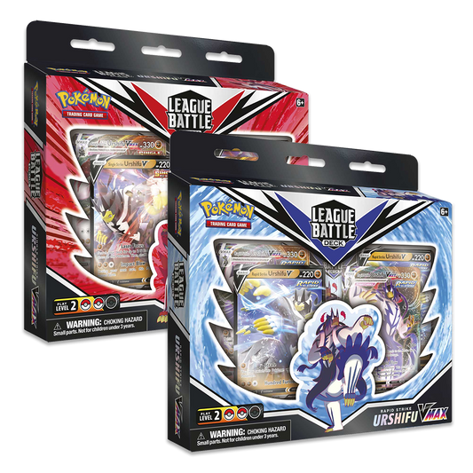 Pokémon TCG: Single Strike & Rapid Strike Urshifu VMAX League Battle Deck Bundle