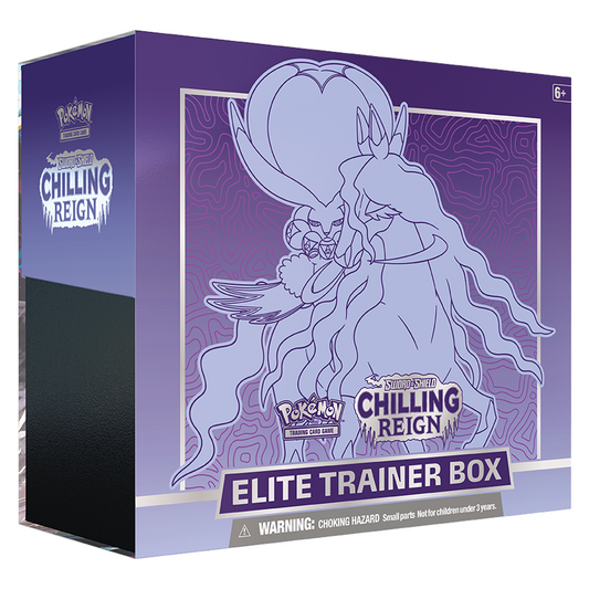 Pokémon TCG: Sword & Shield – Chilling Reign Elite Trainer Box (Purple) - Shadow Rider Calyrex