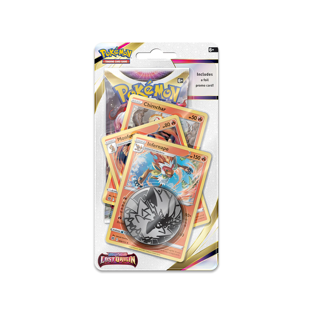 Pokémon TCG: Sword & Shield – Lost Origin Premium Checklane Blister - Infernape