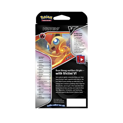 Pokémon TCG: Victini V Battle Deck Back