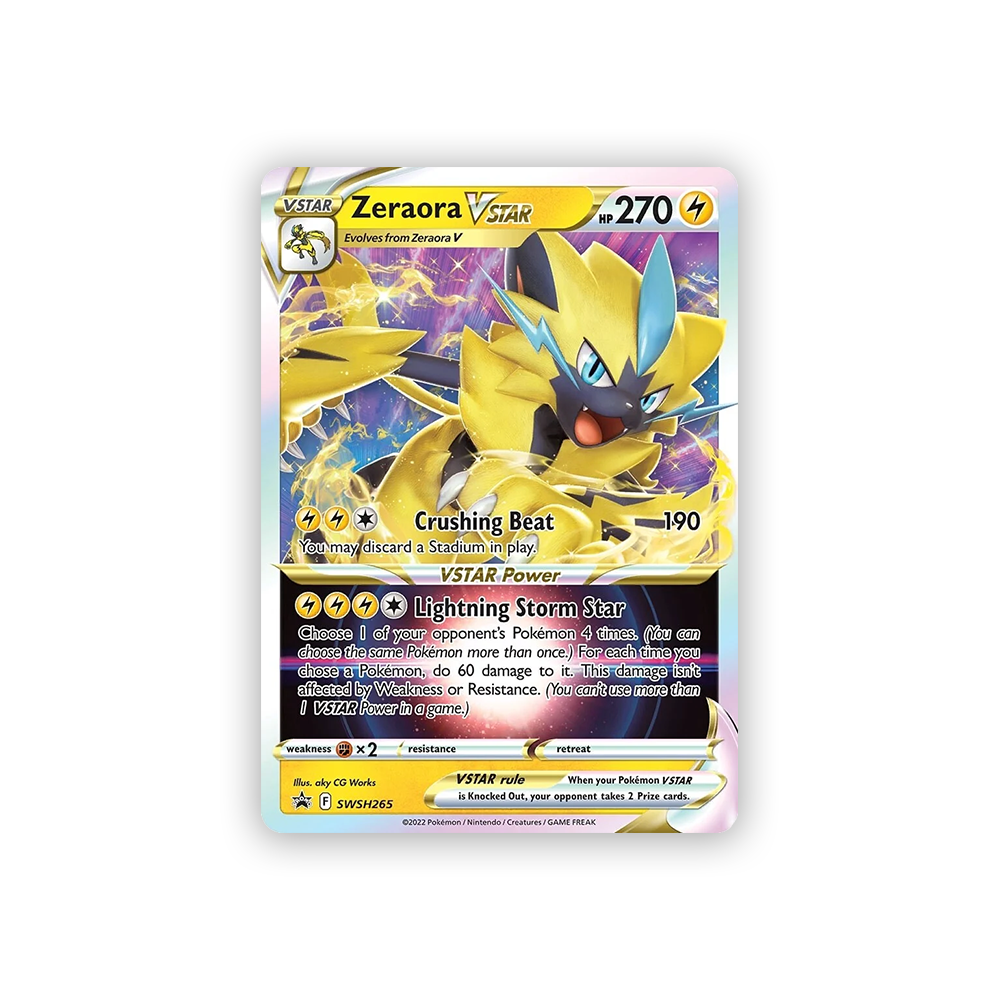 Pokémon TCG: Zeraora VMAX & VSTAR Battle Box - Zeraora VSTAR Promo