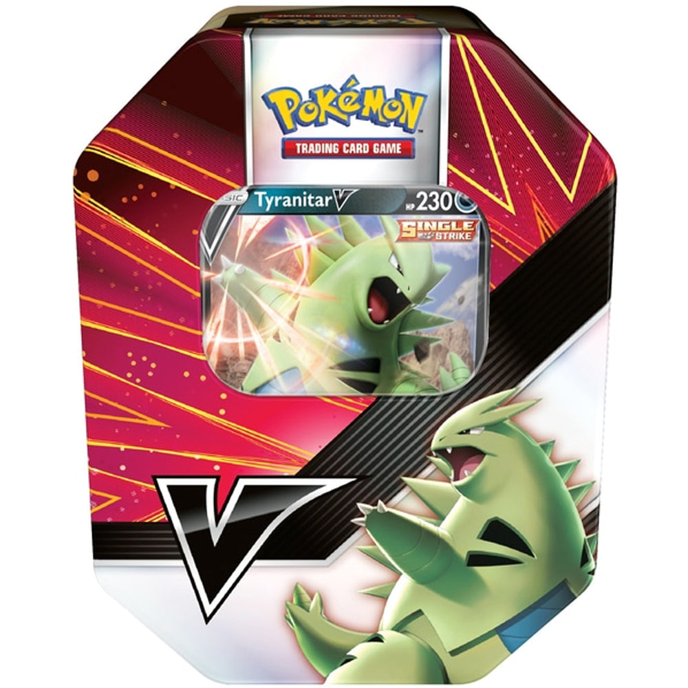 Pokémon Trading Card Game V Strikers Tin - Tyranitar V