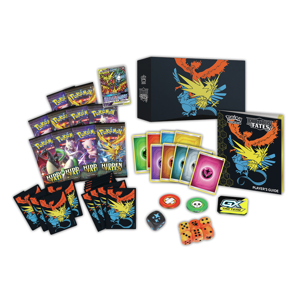 Pokémon TCG: Hidden Fates Elite Trainer Box Contents 