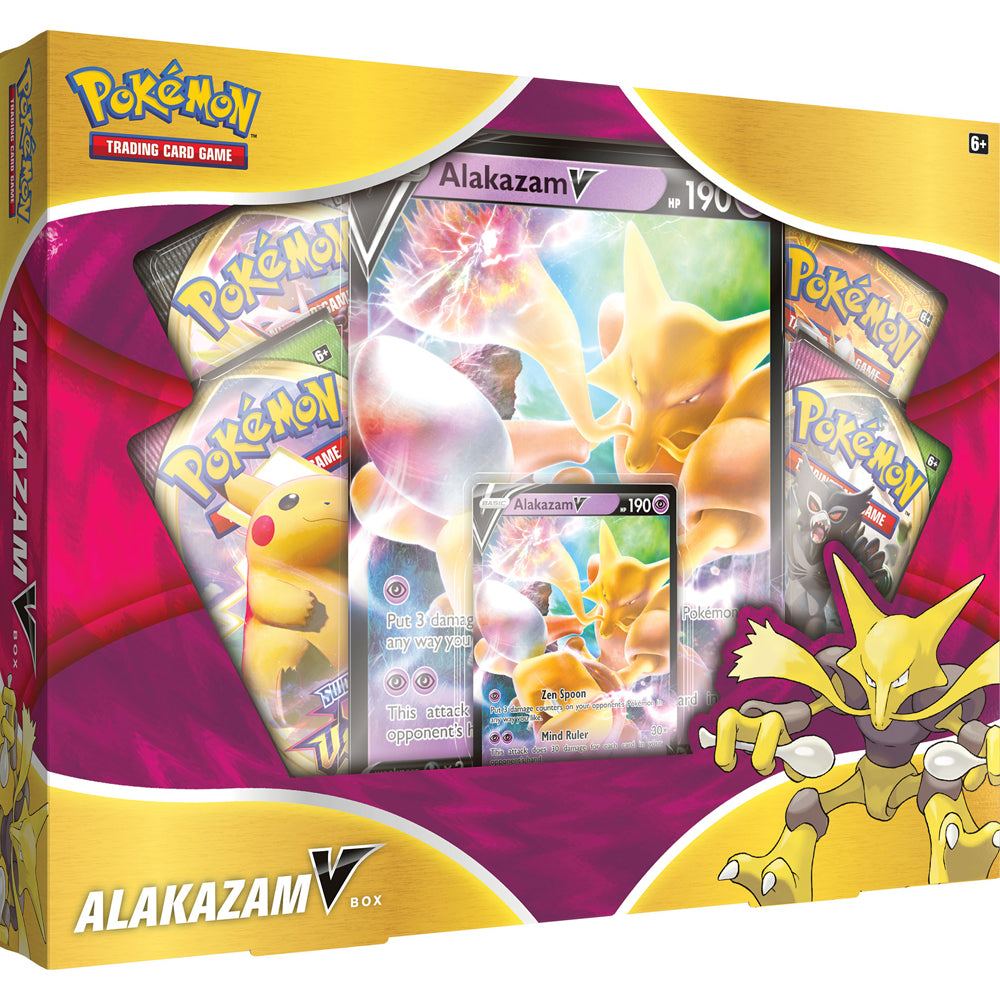 pokemon tcg alakazam v box