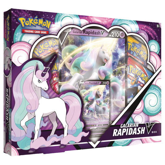 Pokémon TCG: Galarian Rapidash V Collection Box