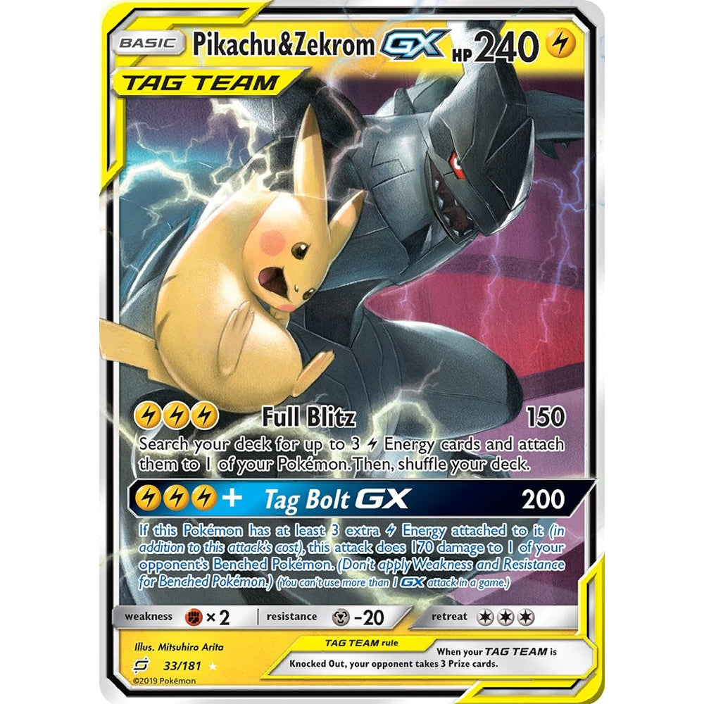 pikachu and zekrom gx