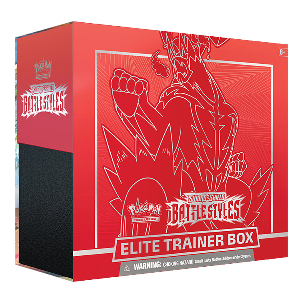 Pokémon TCG Sword and Shield Battle Styles Elite Trainer Box - Single Strike (Red)