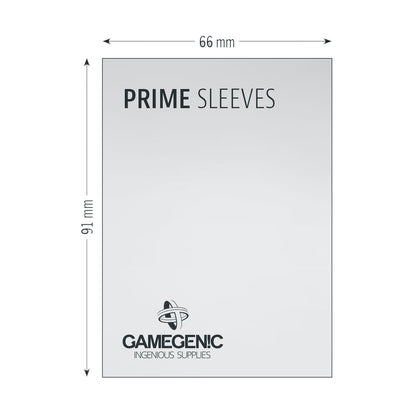 Gamegenic Prime Double Sleeving Pack 100 prime sleeve dimensions