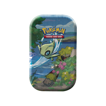 Pokémon TCG Shining Fates Mini Tins Celebi Shiny Rillaboom