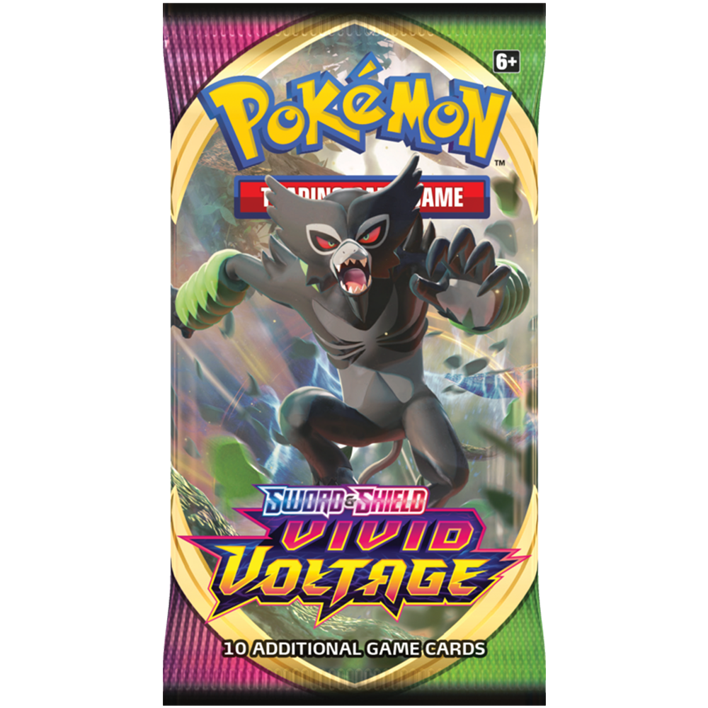 Pokmon TCG: Sword & Shield 4 - Vivid Voltage Booster Pack - Eclipse Cards Pokmon TCG: Sword & Shield 4 - Vivid Voltage Booster Pack - Eclipse Cards